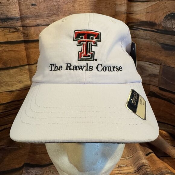 Texas Tech Rawls Golf Course Hat Cap Youth Adjustable H & L Strap Double T Logo - Picture 1 of 10